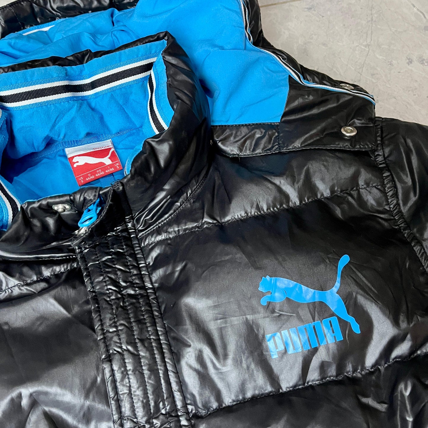 Puma® black/blue Şişme Mont